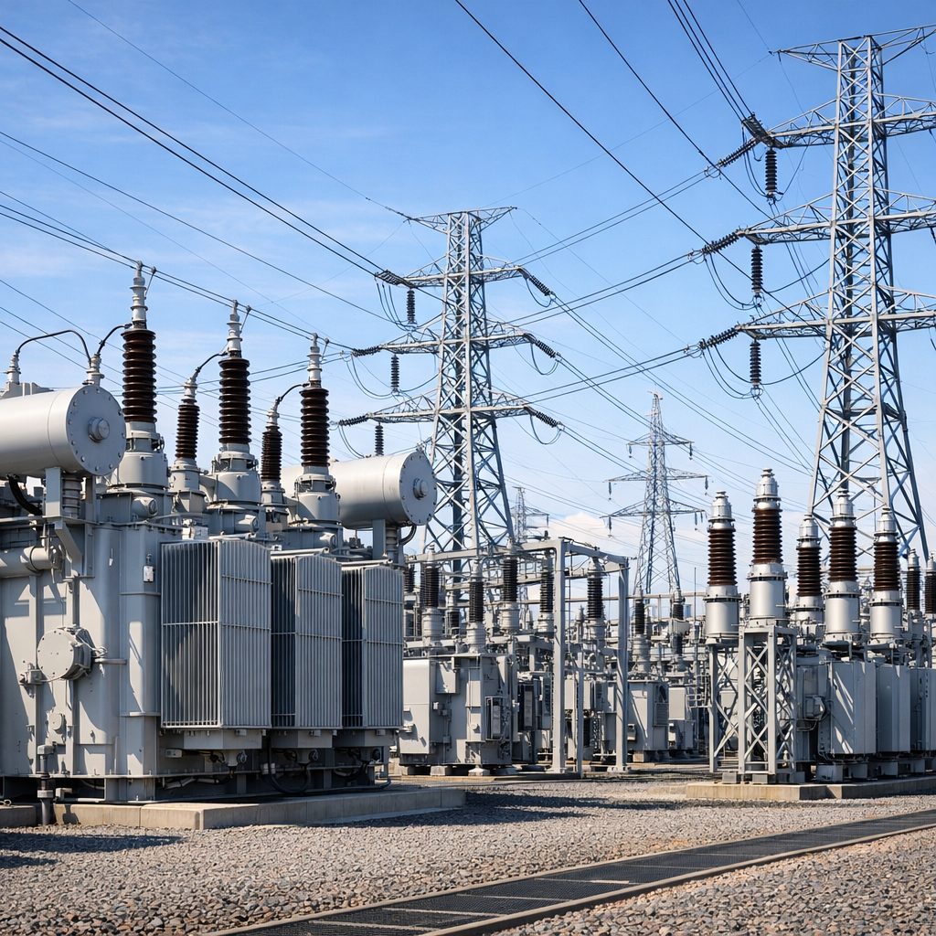 Operação industrial de grande consumo de energia elétrica